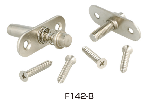 F142 木製スラット用ピボットヒンジ | 家具金物のコジマ-Kojima Metal